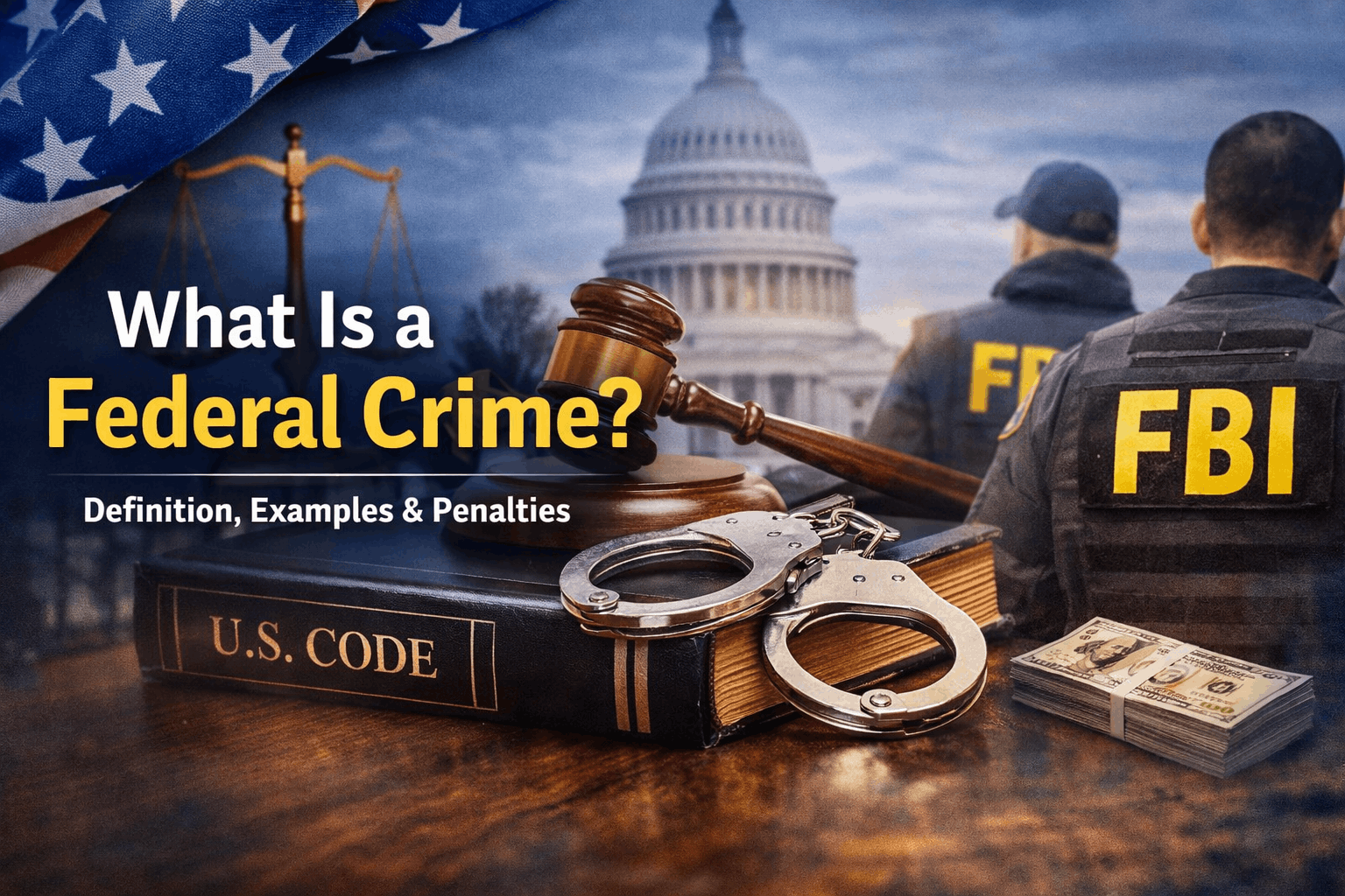 What is a federal crime definition and examples in U.S. law
