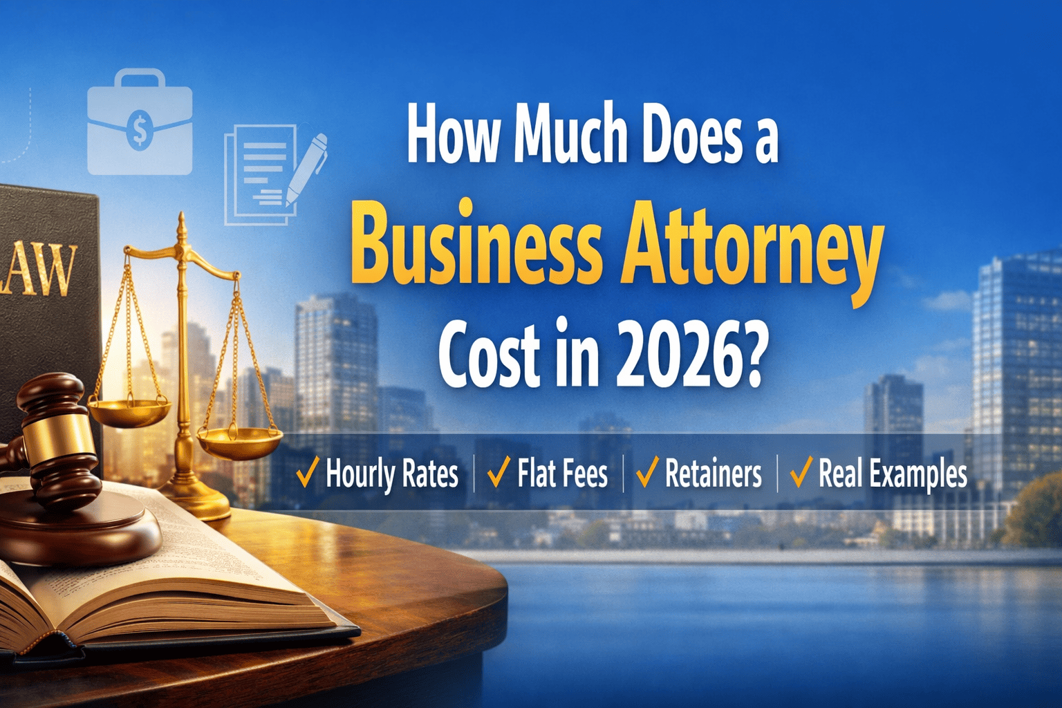 What is the cost of a business attorney in 2026?