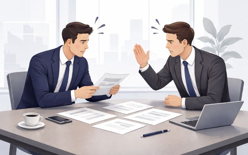  Internal business dispute between founders in a company
