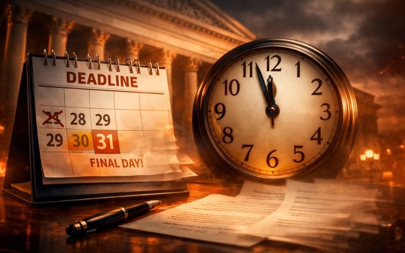 Statute of limitations deadline warning showing urgency for filing bus accident claims
