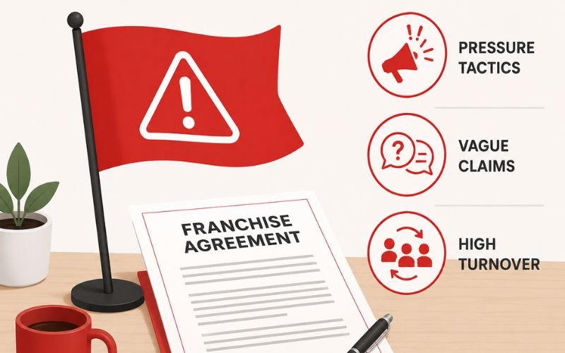 Red flags and warning signs to watch before buying a franchise