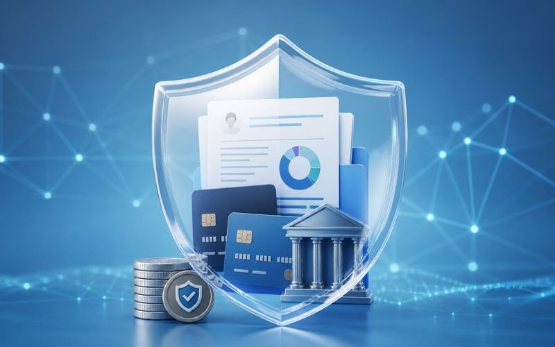 Consumer protection and financial rights safeguard illustration