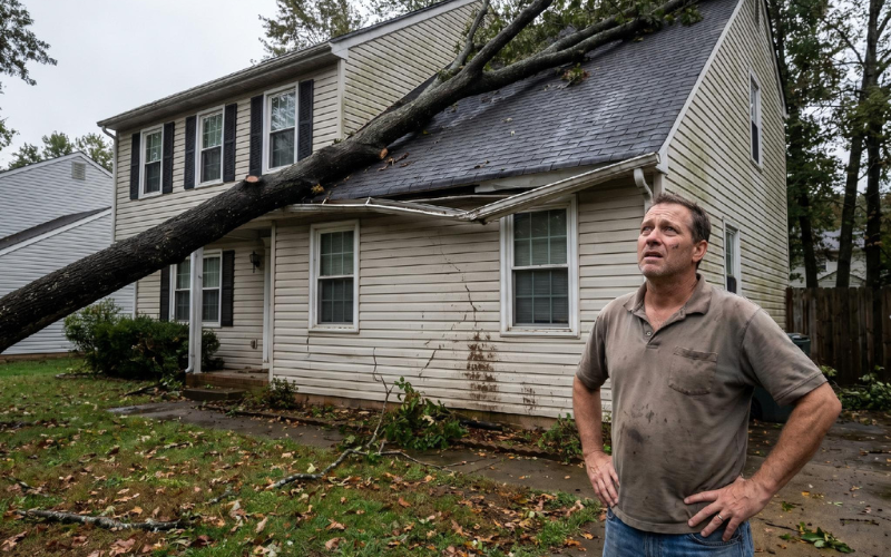 Virginia Public Adjuster assisting with a storm-damaged Virginia home and complex property damage insurance claim
