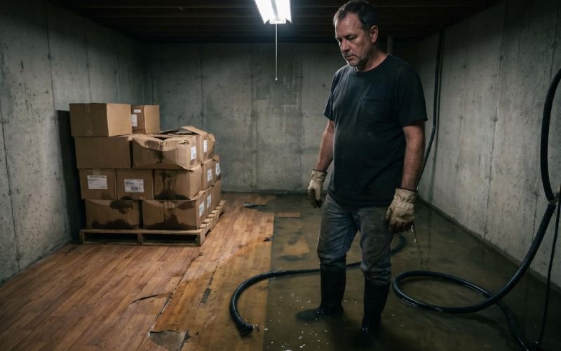 A flooded basement in a Virginia home - the kind of complex claim where professional representation pays off